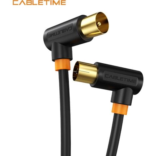 CABLETIME Cable Antena TV Digital Satellite Antenne High Quality TV Antenna Cable For HD Television Cable Coaxial TV N361