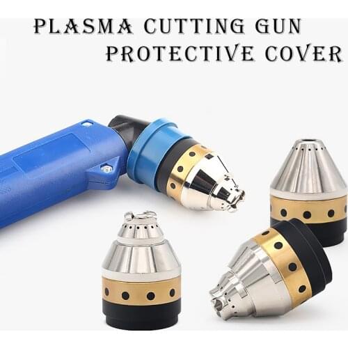1 set P80 Plasma Torch Nozzle Protective for CNC/Hand Plasma Torch Cover Replace the Guide Wheel Ceramic Sleeve
