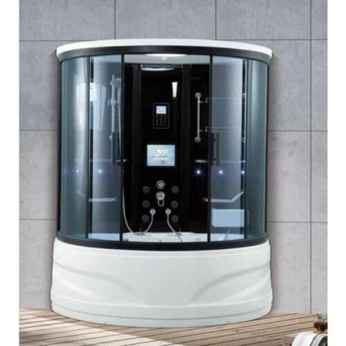 1800X1300X2180mm Double Person Bathroom Steam Shower Enclosure TV Mult-Functional Computer Control Wet Sauna Room 707A