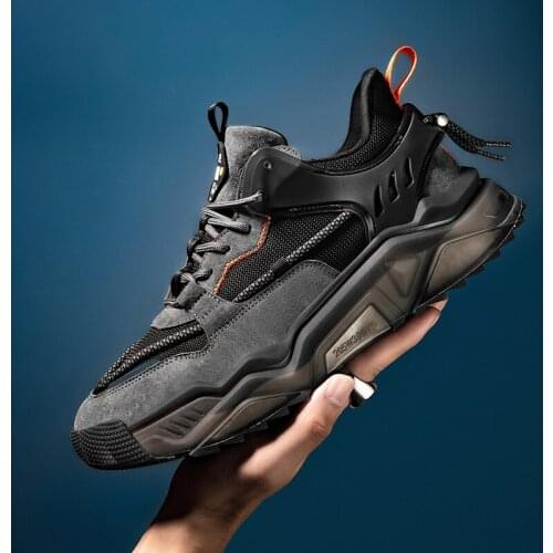 Fashion Running Shoes Platform Chunky Sneakers Height Increasing TPU Popcorn Thick Sole Men Athletic Streetwear Chaussure Homme