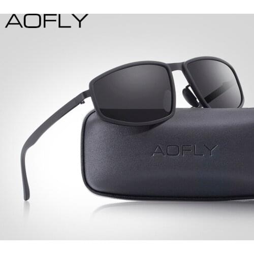 AOFLY BRAND DESIGN Classic Sun glasses Male Polarized Fashion Driving Sunglasses For Men Goggle Alloy Frame zonnebril dames