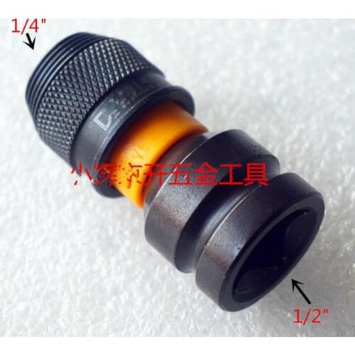 Chuck 12.7mm DW2298G DW2298 1/2-Inch Square to 1/4-Inch for DeWALT DCF880 DCF835C2 DCF886 DCF885 DC840 DC832 DC820 DC810 DCF830