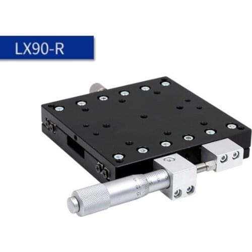 XY Axis Manual Displacement Fine Adjustment Platform Cross Roller Guide LY90-C / LY90-L / LY90-R