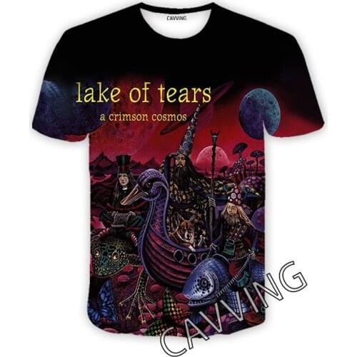 CAVVING 3D Printed LAKE OF TEARS Casual T-shirts Hip Hop Tee Shirts Harajuku Styles Tops Clothing for Men/women