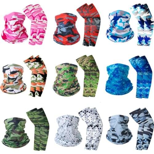 2021 New Magic Scarf Men Women Sports Headband Neck Sun Protection kit Cycling Outdoor Warmer Bandana Face Mesh Running Fishing
