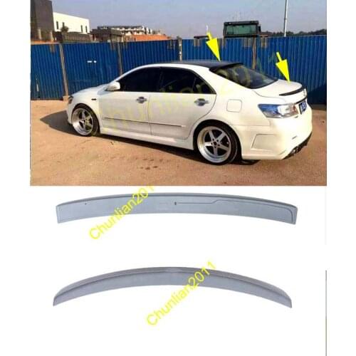 Rear + Roof Factory Style Spoiler Wing ABS for 2007-2011 Toyota Camry 4dr Sedan Spoilers Wing 2PCS