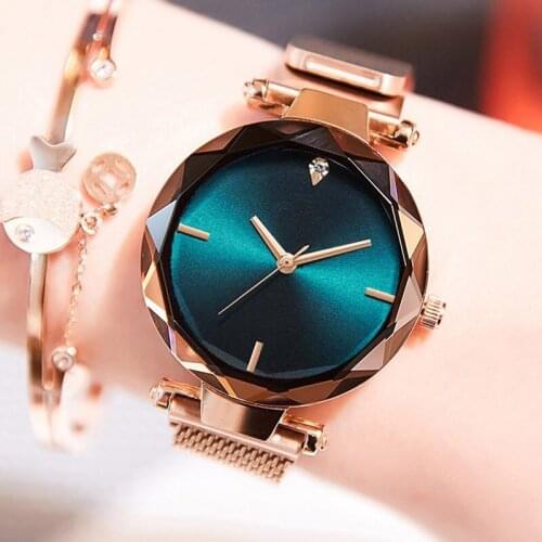 2019 Women Watch Luxury Magnetic Bracelet Wristwatches Golden Clock Female Ladies Watches Women zegarek damsk Relogio Feminino