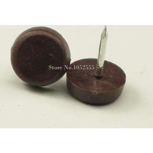 100PCS/lot Chair Table Furniture Leg Bottom Feet Glides Slide Wood Floor Protector Noise Killer Furniture Feet Nail K300