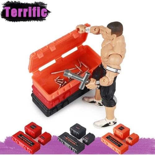 3Pcs/set Plastic Military Storage Box Shipping Case Decoration for 1/10 RC Crawler Accessories Traxxas TRX4 Axial SCX10 90046