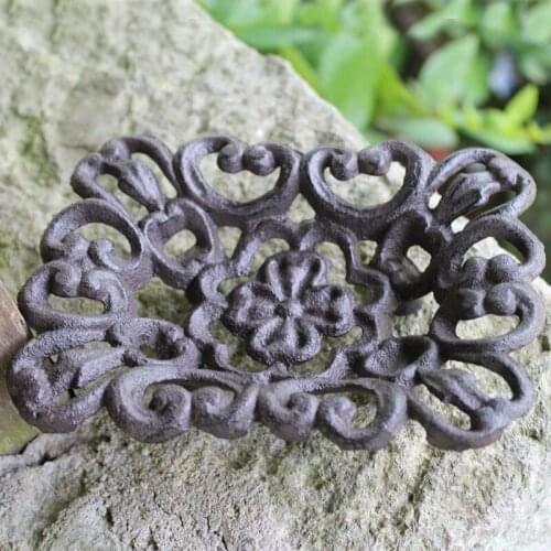 4 Antique Victorian Style Filigree Cast Iron Soap Dish Home Bathroom Kitchen Rustic Bar Flower Soap Box Soap Holder Dish Decor