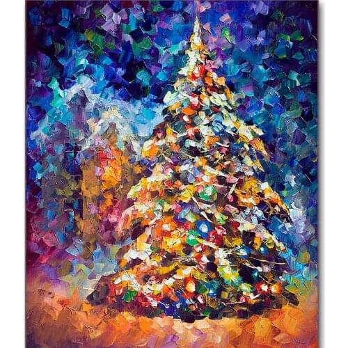 5D diy Diamond Painting tree Christmas Cross Stitch Kit 3d full square diamond Embroidery Rhinestone Home decoration Needlework
