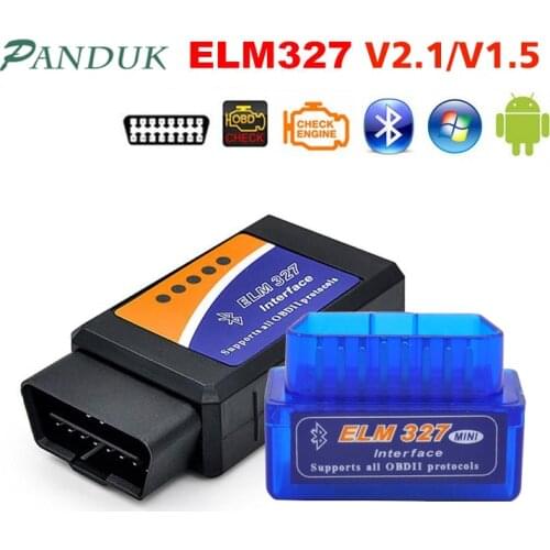 PANDUK Newest ELM327 V1.5 Bluetooth OBD2/obd ii v2.1 Car Diagnostic Car Tools Android Auto Diagnostic Tool Obd2 Scanner