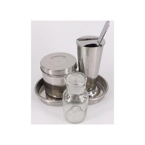 Cupping Niezi barrel scorpion glass tube tray cotton pot waist plate massage cups clip stainless steel hemostatic pliers barrel