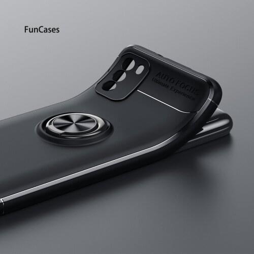 Creative Magnetic Ring Bracket Soft TPU Shell Case For cellular Poco X3 Etui Cover capa Poco M2 X2 M3 X3 NFC Pro C3 F2 Girly