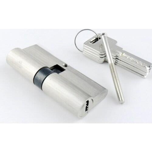 Double Open Lock Door Window Security 55 60 70 80 90mm Cylinder Living Room Lock Handle Customized Brass Key Copper