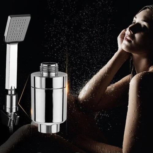 1pcs Shower Head Filter Bathing Valve Kitchen Bathroom Faucet Adapter Softener Chlorine Removal Water Purifiers Home Accessories