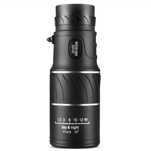 FIRECLUB HD 16X52 green film double tone telescope oscilloscope coated optical lens hunting camping monitoring (YZ-16X52-T006)