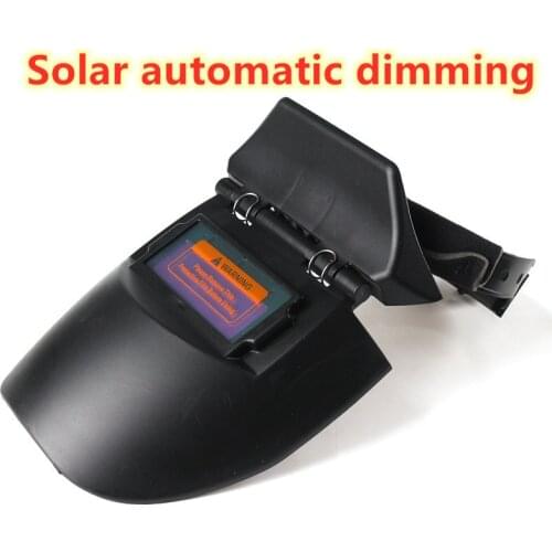 Solar automatic dimming mask Lightweight solar automatic dimming mask head-mounted UV-resistant welding machine dimming mask