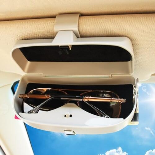 Multifunctional Car Sun Visor Magnetic Sunglasses Clip Box for Porsche Cayenne Macan Macan S Panamera Cayman Carrera Porsche911