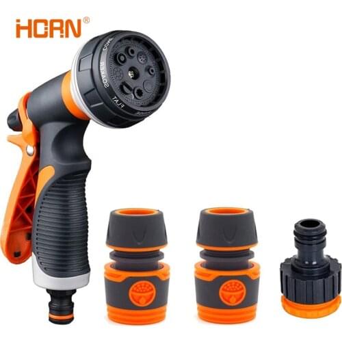 Multifunction Car Wash Water Gun Adjustable Garden Spray Lawn Watering High Pressure Durable Hand-Held Tool Hose Sprinkle Nozzle