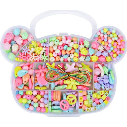DIY Bracelet Making Beads Set Necklace Beads String Kit for Kids DIY Bracelet Making Beads Set Necklace Beads String Kit for Kid
