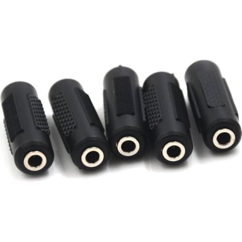 Nickel-plated 3.5mm Female To 3.5 mm Female Audio Adapter Stereo Jack Coupler Extender Connector for Earphone