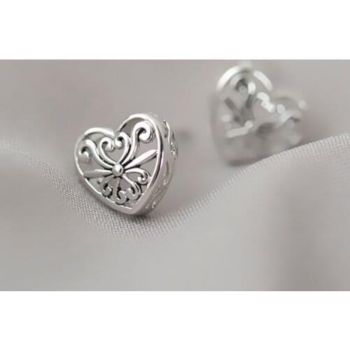 New Arrivals Korean Style Hollow Love Heart Earrings For Women Lady Bridal Earrings Girls Gifts Pendientes Brincos 2021