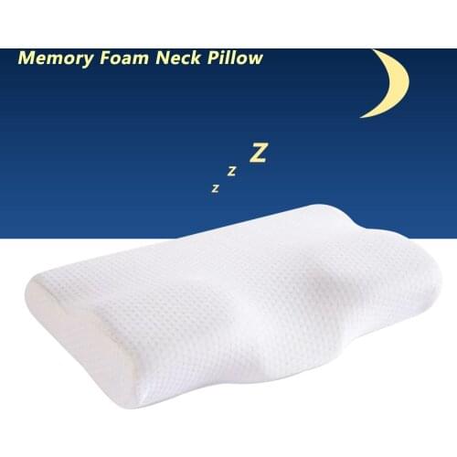 Memory Foam Neck Pillow Butterfly Shaped Cervical Support Rest Bedding Pillow Health Care 50*30cm 3