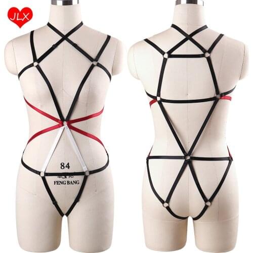 Harness BDSM Bondage lingerie Sexy Body harness Erotic Open lingerie Strappy Shibari set Fetish Kinky lingerie Body cage