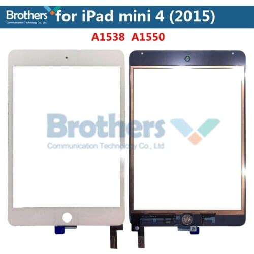For iPad mini 4 mini4 2015 A1538 A1550 Touch Digitizer Front Glass Panel Tablet Touch Screen with Adhesive Original Replacement