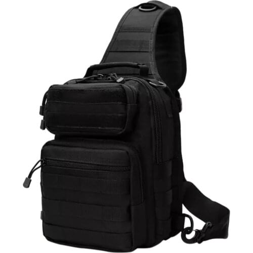 Crossbody Single Shoulder Carry Large Capacity Travel Sling Bag Tactical Military Durable Outdoor Oxford Casual Assault