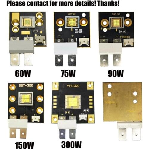 Cold White 90w 150w 300w Moving Head Light COB LED SSD90 SST300 YYT320 Projector Follow spot Light Emitter LED Fishing Lamp