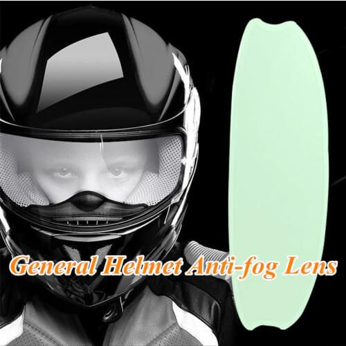 26.5x8.5cm Universal Anti-fog Rainproof Patch Lens Clear Visor Sticker Helmet Film For Motorcycle Helmets Motocross Accessories