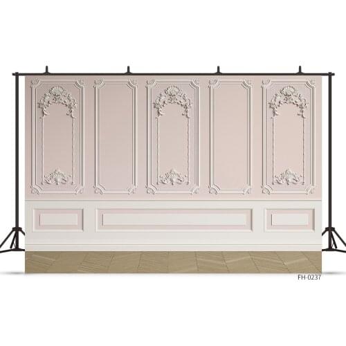 Interior Wall Vinyl Background For Photography Wooden Floor Party Children Portrait Photographic Backdrop Photocall Photo Studio