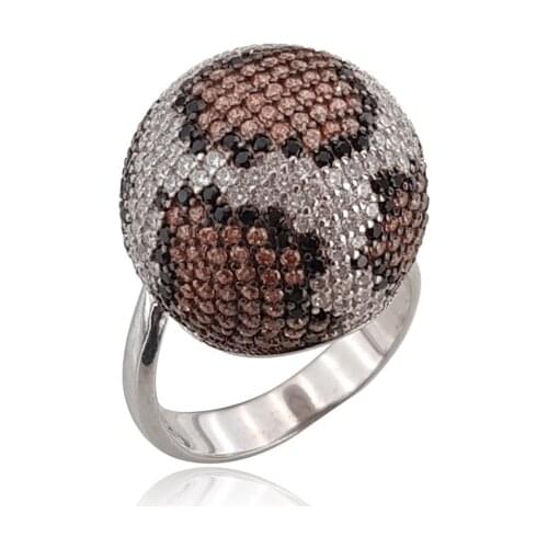 Leopard Statement Women Rings 925 Sterling Silver Ladies Rings for Women