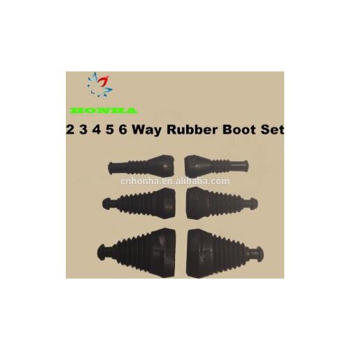 100pcs/lot 2 3 4 5 6 Way/Pin Superseal AMP/Tyco Rubber Waterproof Boots/Sleeve Connectors