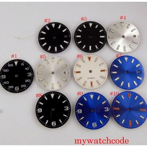 29mm Sterile Watch Dial For MIYOTA 82 Series ETA 2824 2836 Mingzhu 2813 Automatic Movement Luminous Marks Wristwatch Parts