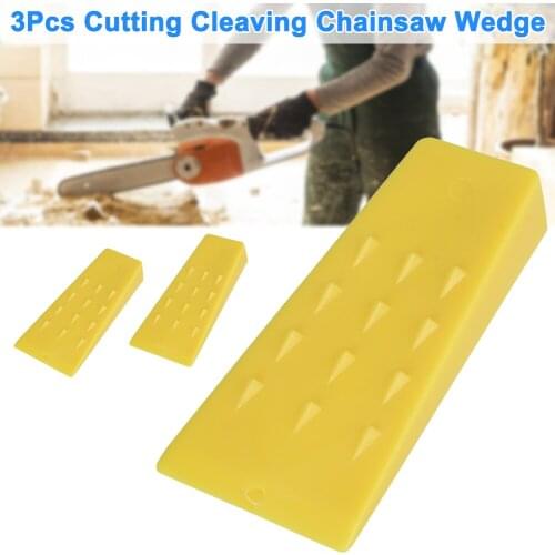 3Pcs Tree Felling 5Inch Wedges for Logging Falling Cutting Cleaving Chainsaw DO