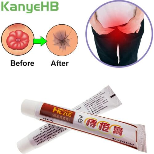 5pcs Hua Tuo Hemorrhoids Ointment Crack Anal Internal & External Anal Fissure Painkiller Chinese Herbal Cream Health Care A184