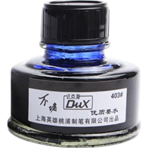 50ml Smooth Writing Fountain Pen Ink Glass Bottle Student Stationery School Office Supplies