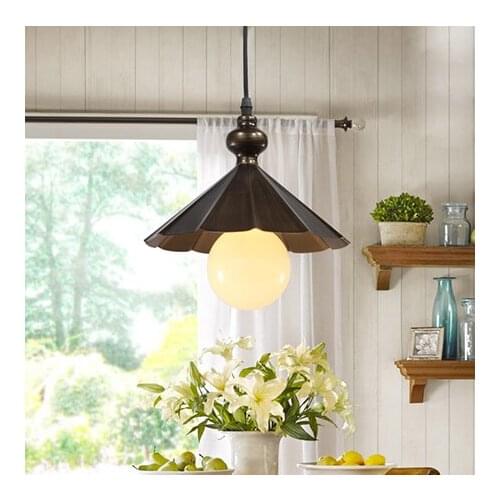 American Pendant Lights village retro style French pastoral style creative Nordic art / iron loft Pendant lamps