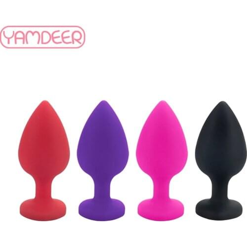 3size Butt Anal Plug Sex Toys for Women Men Soft Silicone Erotic Massager Stimulator Dildo Vibrator Anal Toys Adult Product Plug