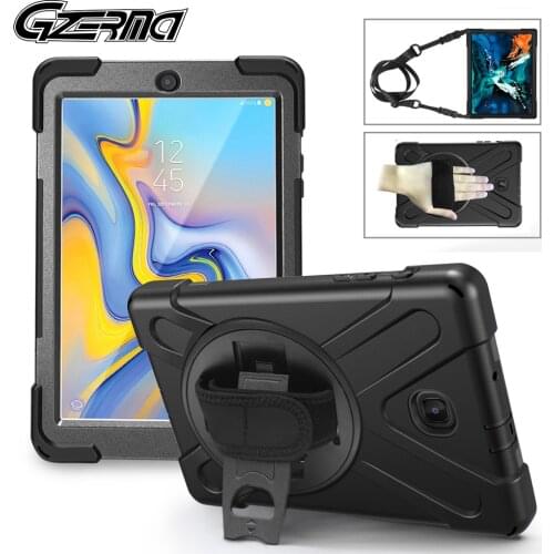 GZERMA Case For Samsung Galaxy S5E S4 10.5'' Case 2018 2019 Silicone Rugged Case Cover For Samsung Galaxy Tab A 8'' 10.1'' 10.5