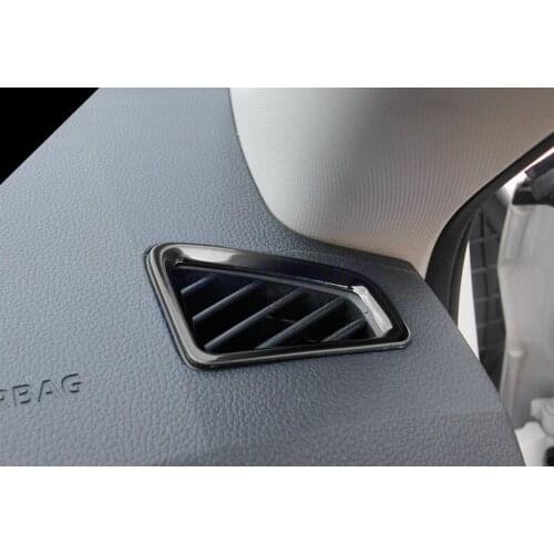 For Skoda Kodiaq 2016 2017 2018 Front Upper Side Air Conditioning Outlet Air Vent Sticker Trim Trims car styling