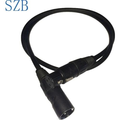 Shielded DMX Cables 3 Pins dmx in and out Signal Connection 1m/2m/5m/10m For Moving head Fog Machine DMX Cable/SZB-AC008