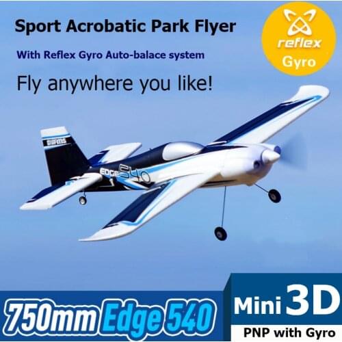 FMS 3D Acrobatic Sports RC Plane 750mm Edge 540 Park Flyer PNP Model FMSEG