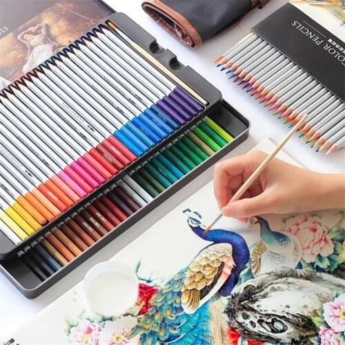 24/36/48/72 Colors High Quality Colored Pencil Set For Drawing Painting Watercolor Pencil For Sketch Art Supplies 05401