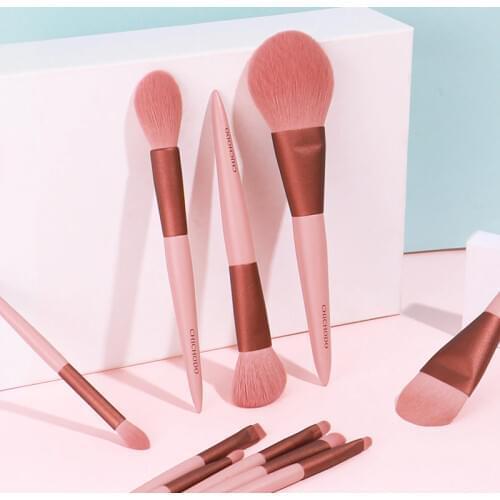CHICHODO makeup brush-2020 New Cherry Blossom cosmestic brushes set-soft wool fiber hair-make up tool&beauty pens-for beginer