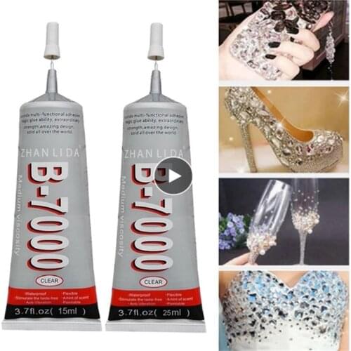 Upgrade B7000 Glue Rhinestones Crystal Adhesive Super Glue Needles Epoxy Resin DIY Diamond Jewelry Crafts Supplies Adhesives