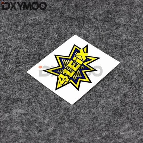Motorcycle Sticker and Decals Reflective 3M Car Styling Vinyl Decals for MOTO GP Races 41 ALEIX NITRO 10.3x8cm